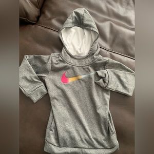 Nike DRI-FIT Hoodie, color- Grey. Size: 3T 2-3 years.